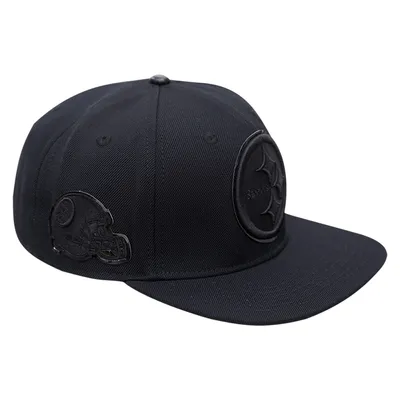 Men's Pittsburgh Pirates Fanatics Branded Black Iconic Old English Snapback  Hat