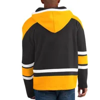 Chandail à capuchon lacets Starter Pittsburgh Steelers noir/or pour homme