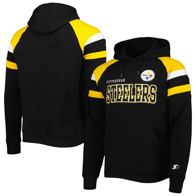 Starter Mens Pittsburgh Steelers Hoodie Sweatshirt, Medium