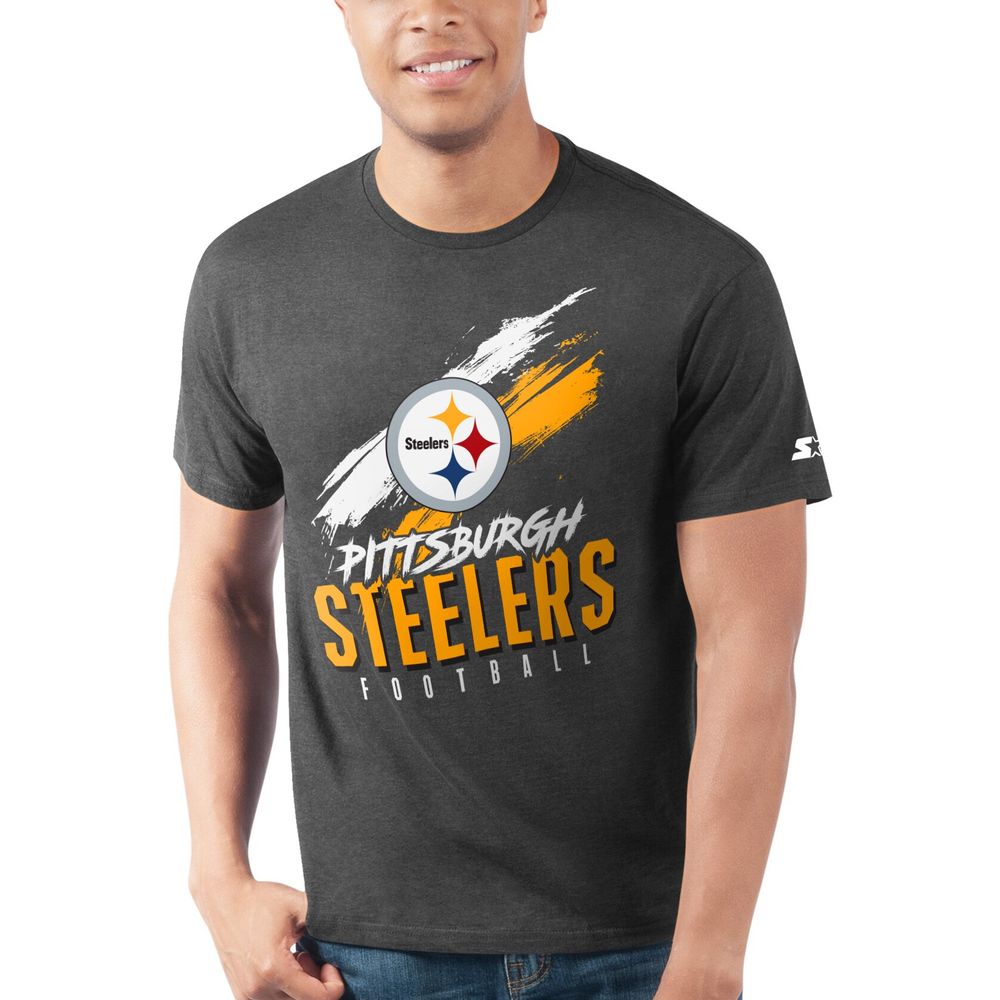 Men's Starter Black Pittsburgh Steelers Prime Time - T-Shirt