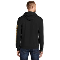 Sweat à capuche noir avec logo de l'équipe baseball des Steelers Pittsburgh pour homme