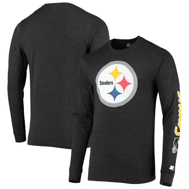 Men's Starter Black/Gold Pittsburgh Steelers Extreme Throwback