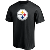 T-shirt noir pour homme T.J. Watt avec nom et numéro du joueur des Steelers de Pittsburgh