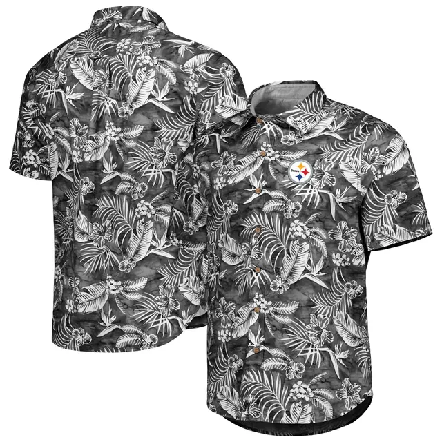 Lids Pittsburgh Steelers Antigua Women's Ease Flannel Button-Up Long Sleeve  Shirt - Black/Gray