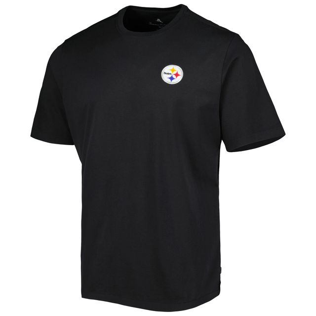 T-shirt Tommy Bahama Pittsburgh Steelers Bali Skyline noir pour homme