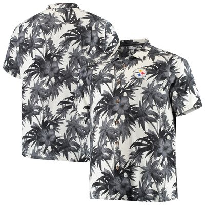 Men's Tommy Bahama Black Colorado Buffaloes Harbor Island Hibiscus  Button-Up Shirt