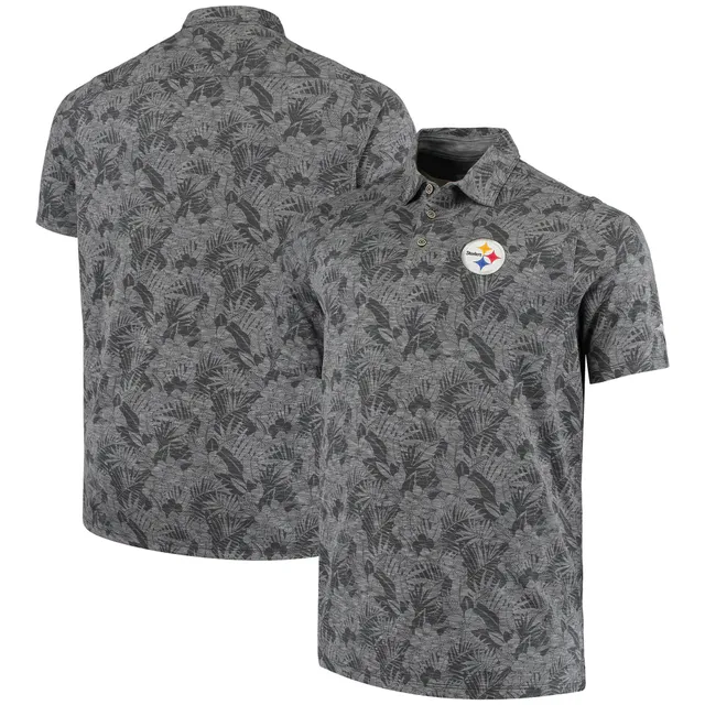 Tommy Hilfiger Black Pittsburgh Steelers Cody Long Sleeve Polo