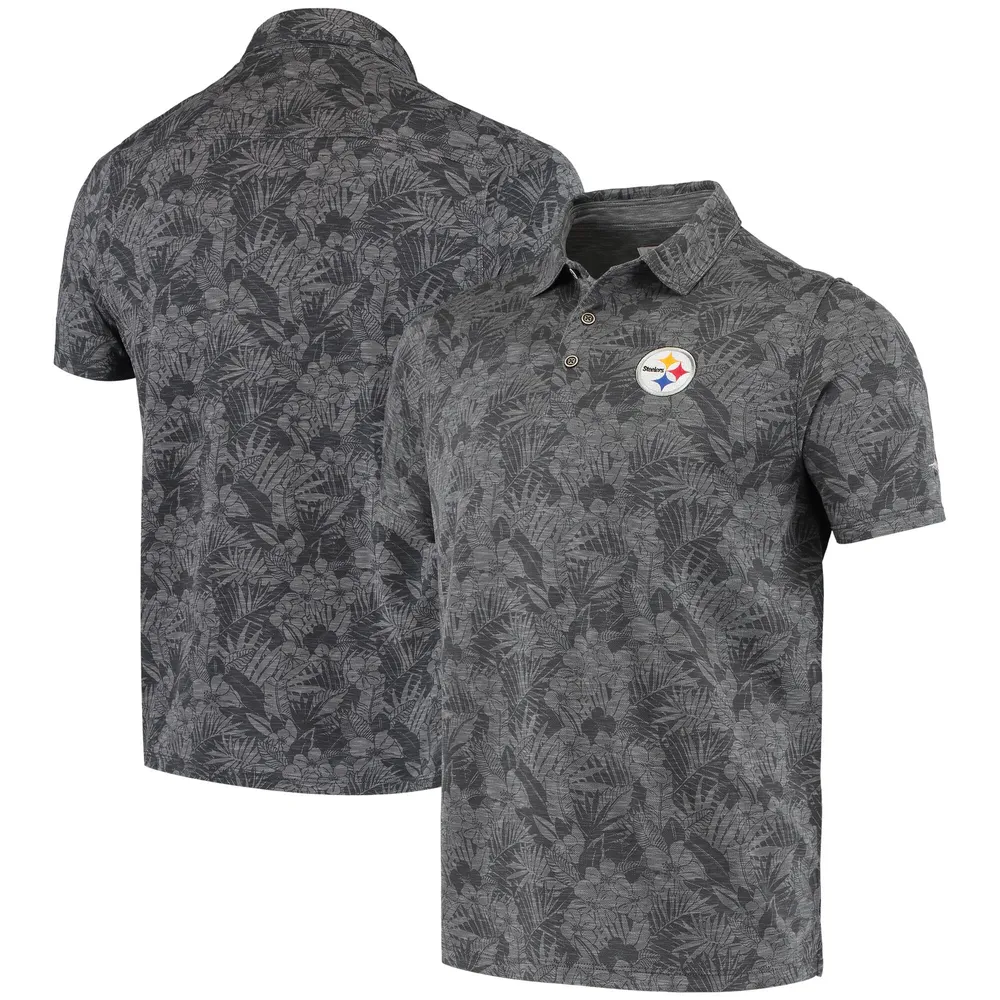 Nike Men's Dri-Fit Sideline Victory (NFL Pittsburgh Steelers) Polo in Black, Size: Medium | 00M300A7L-0BL