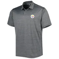 Polo Tommy Bahama Charcoal Pittsburgh Steelers Delray Frond IslandZone pour homme