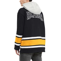 Sweat à capuche tendance Tommy Hilfiger noir Pittsburgh Steelers Ivan pour hommes