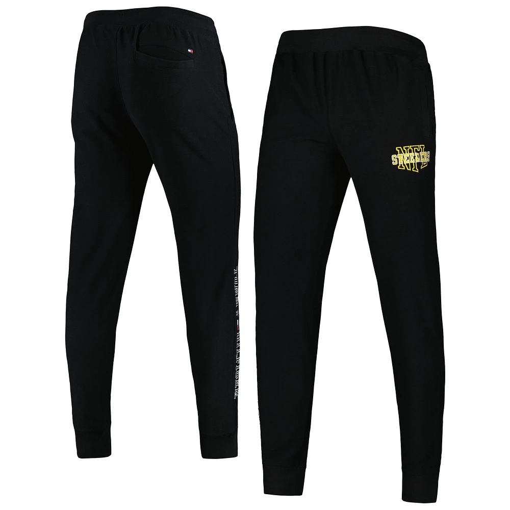 Pantalon de jogging Tommy Hilfiger Pittsburgh Steelers Mason noir pour homme