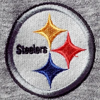 Men's Tommy Hilfiger Heathered Gray Pittsburgh Steelers Mario Quarter-Zip Jacket