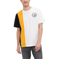 T-shirt Zack Tommy Hilfiger blanc pour hommes des Pittsburgh Steelers