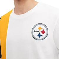 T-shirt Zack Tommy Hilfiger blanc pour hommes des Pittsburgh Steelers