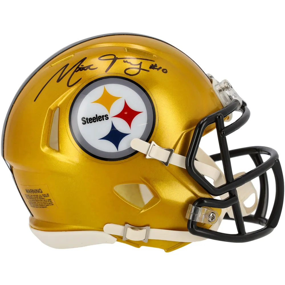 Pittsburgh Steelers White Matte Speed Mini Helmet New In