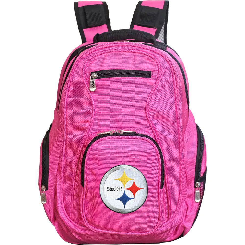 Pittsburgh Steelers MOJO Premium Laptop Backpack - Pink