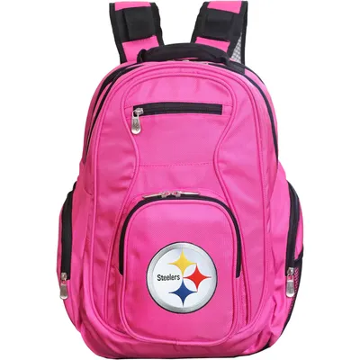 Pittsburgh Steelers MOJO Premium Laptop Backpack - Pink