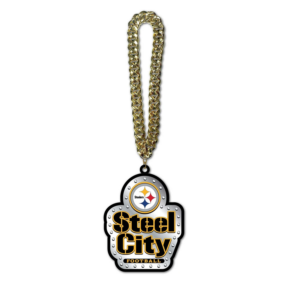 MOJO Pittsburgh Steelers Slogan Fan Chaîne Collier