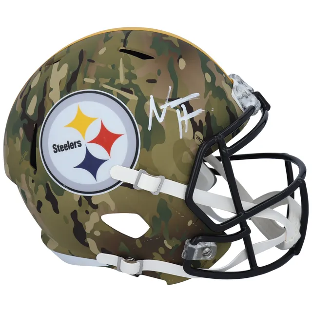 Mitchell Trubisky Pittsburgh Steelers Autographed Riddell Lunar Eclipse  Alternate Speed Mini Helmet