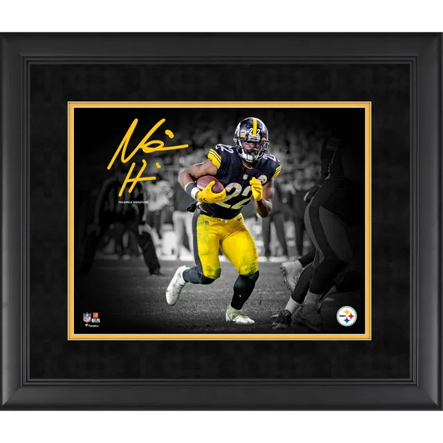 Najee Harris Autographed Pittsburgh Steelers Black Nike Game Jersey-Fanatics