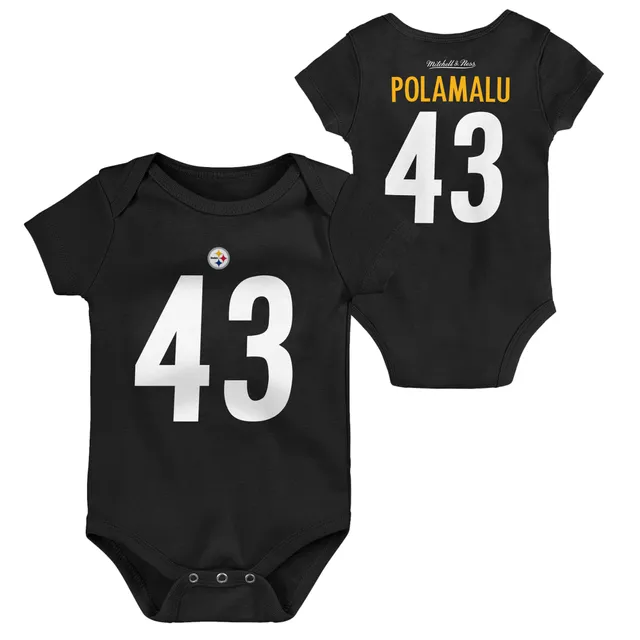 Newborn & Infant Black/Gold Pittsburgh Steelers Too Much Love Two-Piece  Bodysuit Set