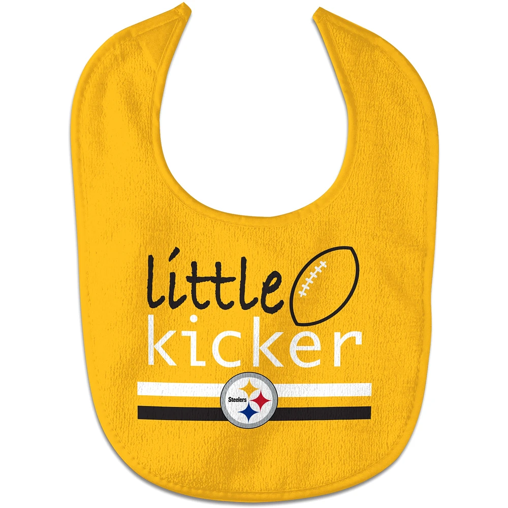 Nouveau-né et nourrisson WinCraft Pittsburgh Steelers Little Kicker All Pro - Bavoir pour bébé