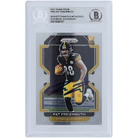 Carte de recrue authentifiée Beckett Fanatics 2021 de Pat Freiermuth des Pittsburgh Steelers Panini Prizm #362