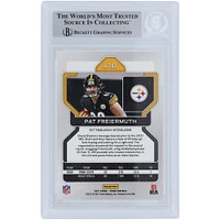 Carte de recrue authentifiée Beckett Fanatics 2021 de Pat Freiermuth des Pittsburgh Steelers Panini Prizm #362