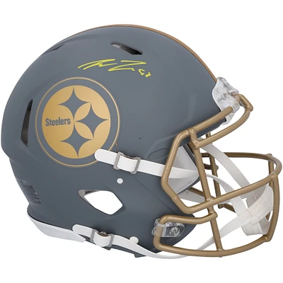 Pat Freiermuth Pittsburgh Steelers Autographed Riddell Slate Speed Authentic Helmet