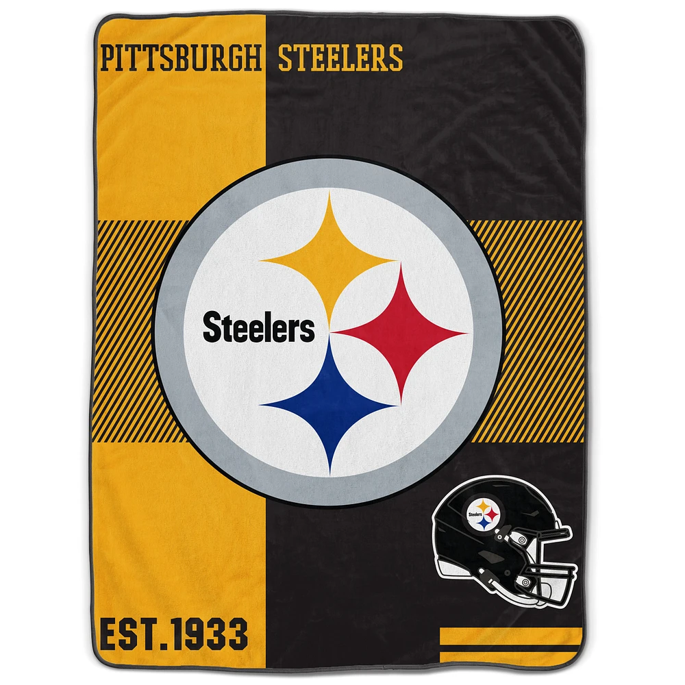 Couverture Sherpa Pegasus Pittsburgh Steelers 60" x 80"