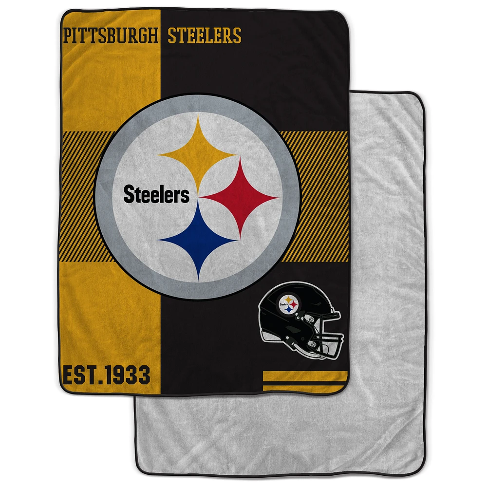 Couverture Sherpa Pegasus Pittsburgh Steelers 60" x 80"