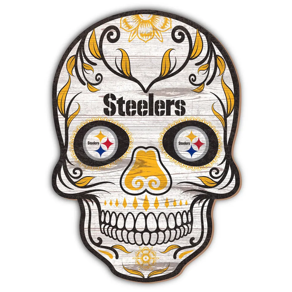 Pittsburgh Steelers Skull For Halloween Graphic All Over