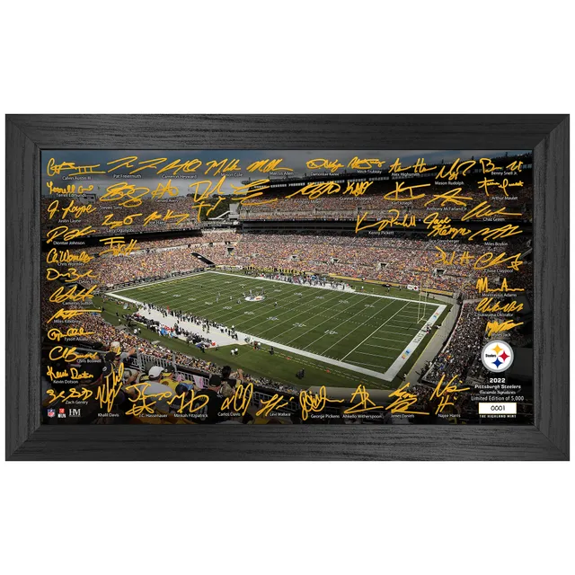 Highland Mint Jack Lambert Pittsburgh Steelers 12'' x 20