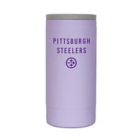 Pittsburgh Steelers 12oz. Lavender Soft Touch Slim Coolie