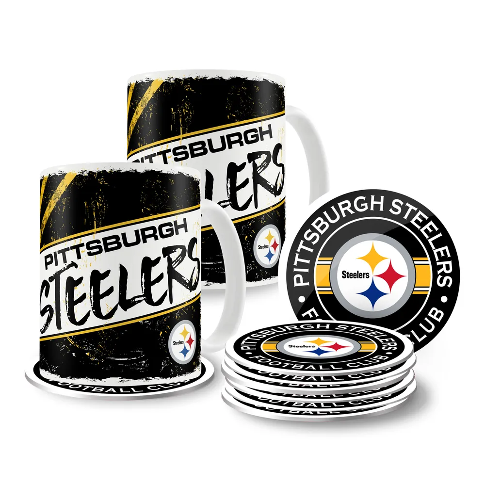 Pittsburgh Steelers 15oz. Classic Mugs & Coasters - Set