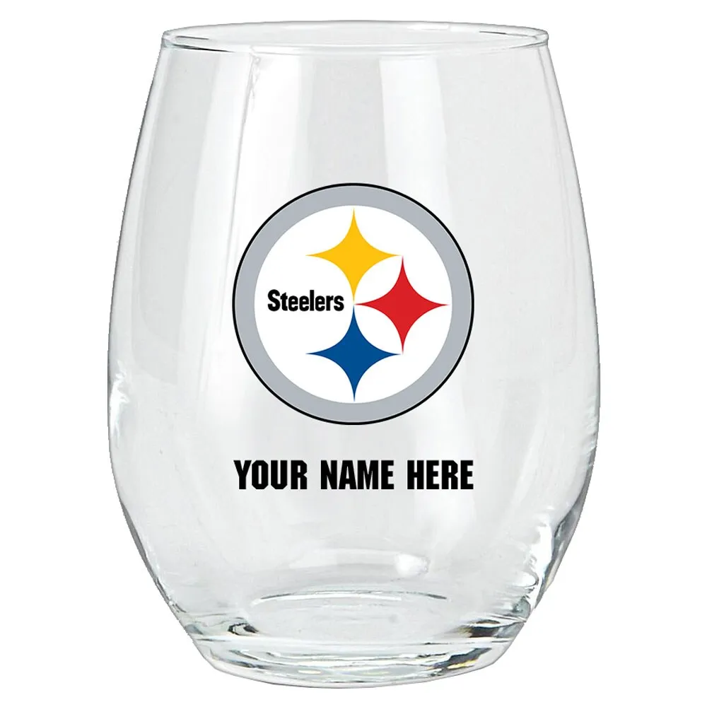 Pittsburgh Steelers Girl Custom Name Tumbler 