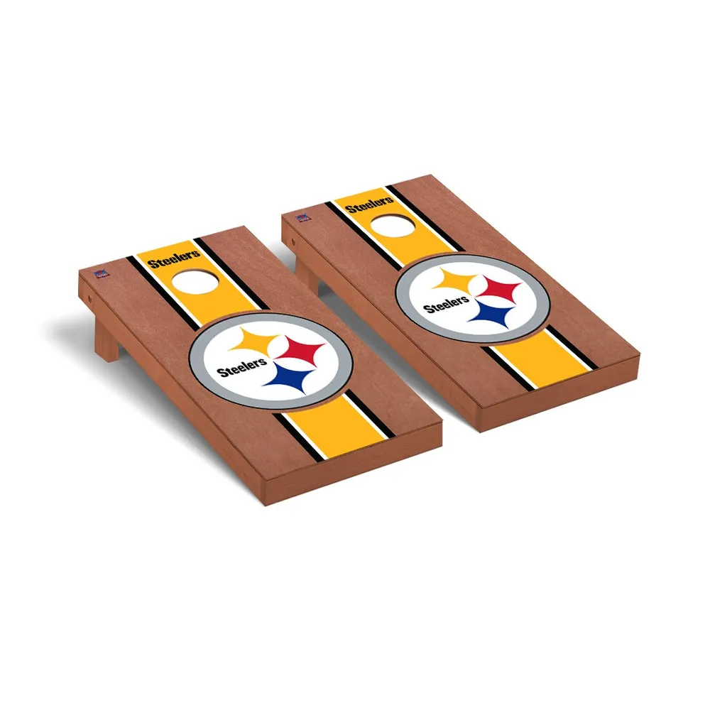 Lids Pittsburgh Steelers 2' x 4' Rosewood Cornhole Board Set