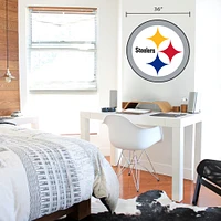 Pittsburgh Steelers 36'' x 36'' Team Logo Repositionable Wall - Decal
