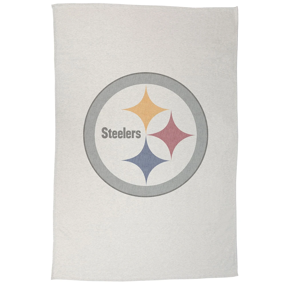 Couverture sweat-shirt des Steelers de Pittsburgh 54" x 84"