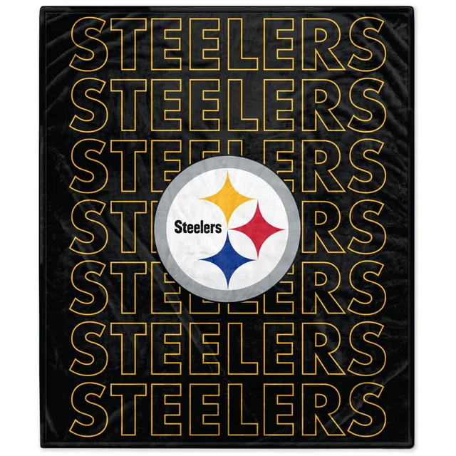 NFL Pittsburgh Steelers Helmet Personalized 60x80 Plush Fleece