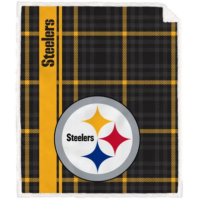 Pittsburgh Steelers 60'' x 70'' Plaid Flannel Fleece Blanket