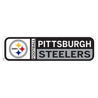 Pittsburgh Steelers 90'' x 23'' mur repositionnable avec logo de l'équipe - décalcomanie