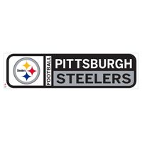 Pittsburgh Steelers 90'' x 23'' Team Logo Repositionable Wall - Decal