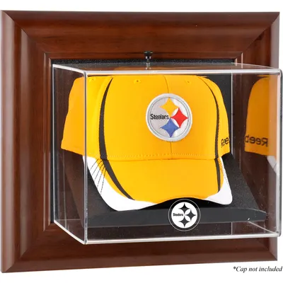 Pittsburgh Steelers Fanatics Authentic Brown Framed Wall-Mountable Baseball Cap Display Case