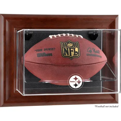 Pittsburgh Steelers Fanatics Authentic Brown Framed Wall-Mountable Football Display Case
