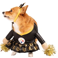 Costume de cheerleading pour chien des Steelers Pittsburgh