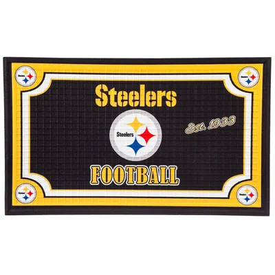 Pittsburgh Steelers Embossed Door Mat