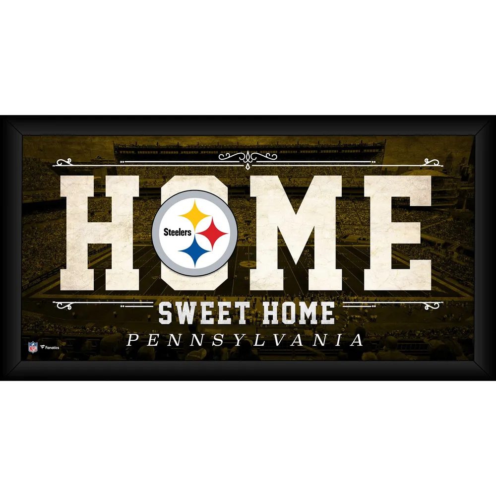 Lids Pittsburgh Steelers Fanatics Authentic Framed 10 x 20 Home