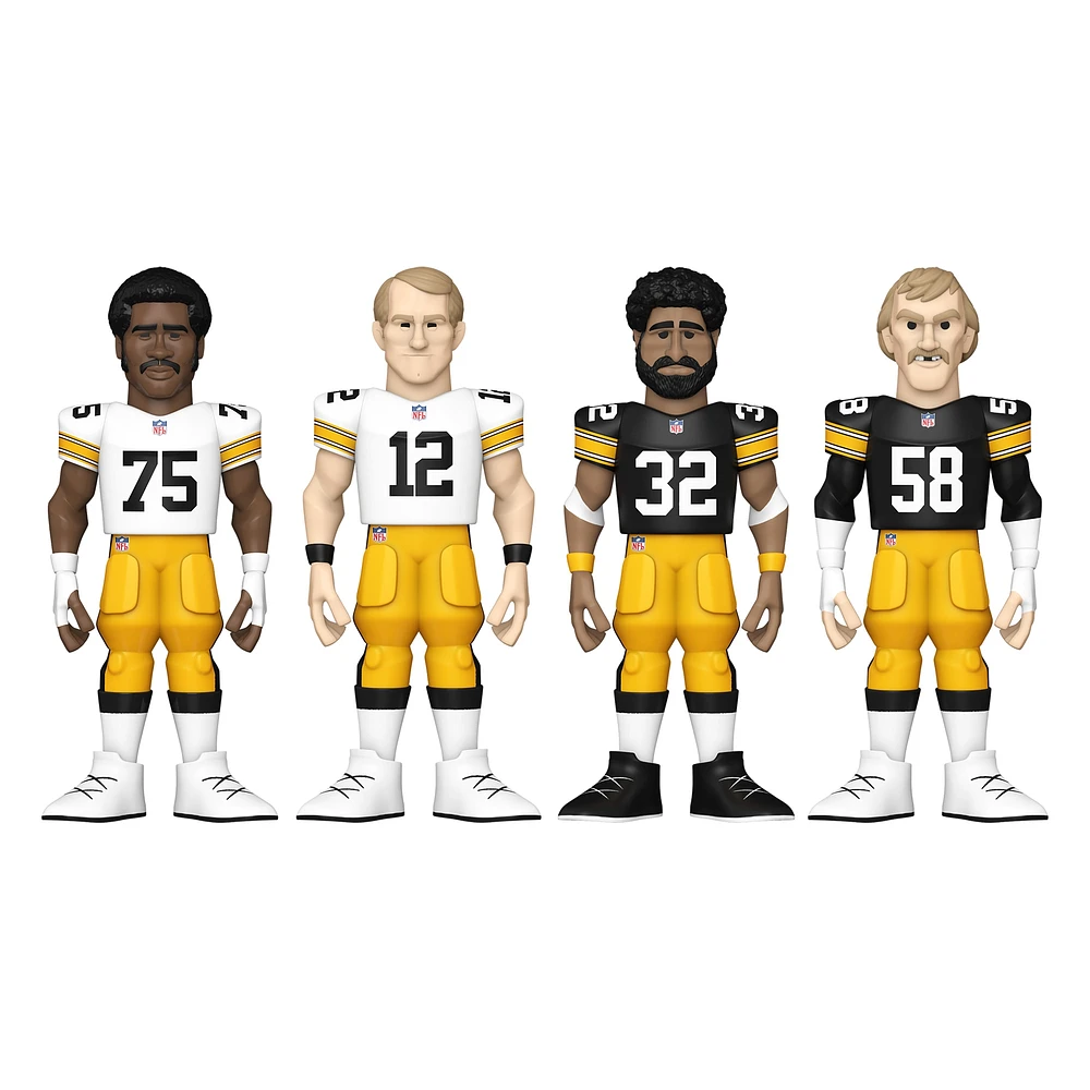 Pittsburgh Steelers Funko Fanatics Exclusive NFL Rushmore Four-Pack Vinyl Gold Legends 12'' Figures - Limited Edition