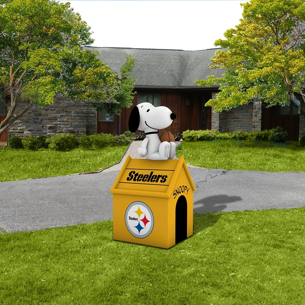 Niche gonflable Snoopy des Steelers de Pittsburgh